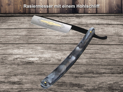 Rasiermesser Set mit Puma Schleifpaste Solingen und Riemen