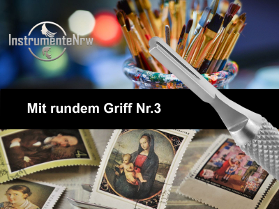 Skalpellgriff mit rundem Griff Nr.3 aus rostfreiem Edelstahl