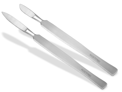 Profi Hornhautschaber Set Stumpf Creme-Schaber aus rostfreiem Edelstahl Fupflegeinstrument Hornhautentferner Pedikre Schaber zur sanften Entfernung der Hornhaut fr die Fupflege