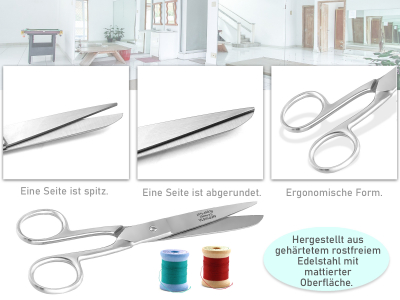 Haushaltsschere 20 cm Edelstahl