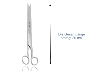 Bastelschere Papierschere Broschere Tapezierschere Universal Schere aus rostfreiem Edelstahl von InstrumenteNRW mit Firmensitz in Deutschland 20 cm