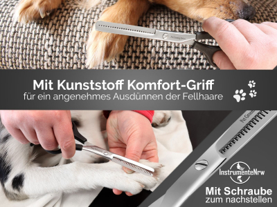 Fellschere Modelierschere GROOMING DELUXE