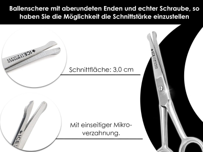 Pfotenpflege Set mit Krallenzange + Pfotenschere 10 cm Edelstahl 2-Teilig