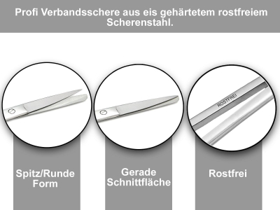 Bastelschere Papierschere Stoffschere Universalschere Schneiderschere 18 cm