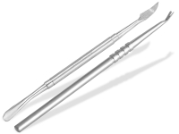 2er Set Nagelhautmesser & Nagelhautschieber Nail Pusher Nagelhautreiniger