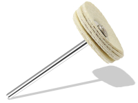 Lederschwabbel als Nagelpolierer 2,2 cm