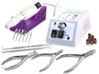 Pedik�re Schleifger�t inkl. Nagelfr�sern mit Nagelzangen-Set