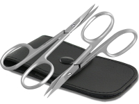 Nagelscheren Set Nagelschere und Nagelhautschere mit feiner Spitze Manik�re Pedik�re Fu�agelscheren Set mit Etui