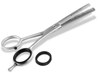 Effilierschere Modellierschere 16 cm Edelstahl Rostfrei Schere mit einseitiger Zahnung