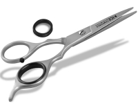 Haarschere Ergonomisch mit einseitiger Mikroverzahnung