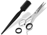 Haarschneideschere Haarschere 5 Zoll + Effilierer Solingen Friseurschere