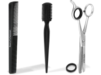3-Teiliges Set Effilierschere Modellierschere 7 Zoll + Effilierkamm Solingen + Kamm 3-Teiliges Set Effilierschere Modellierschere 7 Zoll + Effilierkamm Solingen + Kamm