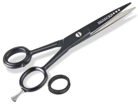 Friseur-Haarschere Mirkoverzahnung 5.5 Zoll 13,97 cm Schwarz Edelstahl