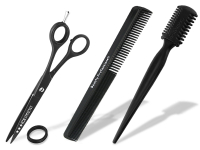 Friseurscheren Set  Haarschere mit Haarkamm und Effilierer Solingen