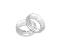 Ersatz Fingerringe in transparent fr Haarscheren und Friseurscheren mit 1,7 cm Innendurchmesser