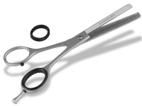 Modellierschere Effilierschere mit einseitiger Zahnung 17 cm