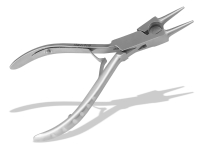 Rundzange mit Knipser 14 cm