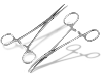 Klemmen Set Gerade und Gebogen 20 cm 22 cm Klemme Hakenl�ser Edelstahl