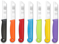 Gem�semesser Obstmesser Set aus Solingen Sch�lmesser 7 St�ck K�chenmesser mit Scharfer und Pr�ziser Rostfreier Edelstahl Klinge 6 cm - Made in Germany - Messer zum Schneiden von Obst und Gem�se