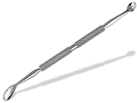 Mitesserentferner Komedonenquetscher Edelstahl in Kosmetische Profi Ausfhrung Pickelentferner 13,8 cm