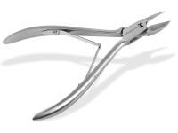 Nagelzange 10,5 cm mit leicht gebogener Schnittflche