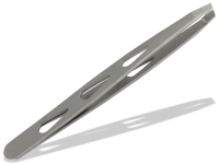 Zupfpinzette fr Augenbrauen mit schrger Zupfflche 9,5 cm