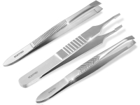 Zupfpinzette Gerade + Schr�g Augenbrauen-Pinzette Haarzupfpinzette