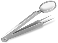 Zecken-Lupen-Pinzette Verj�ngt