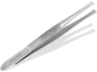 Zupfpinzette fr Augenbrauen mit gerader Zupfflche 8,8 cm