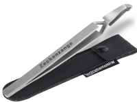 Hunde Zeckenzange Zeckenpinzette mit Etui Edelstahl Zeckenentferner 13,5 cm