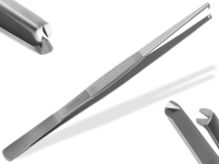 Premium Grillpinzette Kchenpinzette Kochpinzette Pinzette mit V Zahnung aus Edelstahl 20 cm