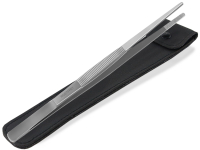 Profi Grillzange Grillpinzette Kochpinzette aus Edelstahl Pinzette 20 cm mit Zahnung - Gerade Ausf�hrung f�r Fleisch, W�rstchen oder Gem�se