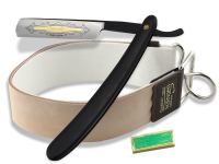 Einsteiger Rasur Set mit Rasurzubehr und Classic Rasiermesser