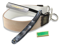 Nassrasur Set Modern mit Puma Schleifpaste+Doppelriemen