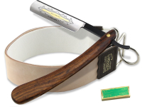 Rasiermesser Set mit Doppelriemen+Schleifpaste Solingen 3teilig