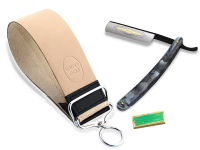 Rasiermesser Set mit Puma Schleifpaste Solingen und Riemen Rasiermesser Set mit Puma Schleifpaste Solingen und Riemen