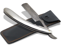 Rasiermesser mit Damastklinge und edlen Heft inkl. Etui