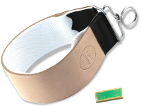 Profi Streichriemen Abziehriemen Leder Baumwolle mit Solingen Schleifpaste Rasiermesser schrfen