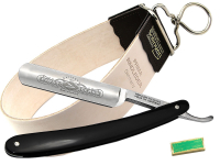 Solingen Rasiermesser-Set Rasiermesser Lederiemen Abziehleder und Paste  Germany Profi Rasier-Set fr Herren zur perfekten Bartpflege Mnner Geschenk Set fr Geburtstag Ostern Weihnachten