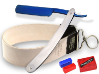 Abziehriemen Solingen + Rasiermesser BLUE DIAMOND + Paste Abziehriemen Solingen + Rasiermesser BLUE DIAMOND + Paste