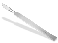 Profi Hornhautschaber Stumpfes Skalpell Creme-Schaber aus rostfreiem Edelstahl Hornhautentferner Pedikre Schaber zur sanften Entfernung der Hornhaut fr die Fupflege 14,5 cm