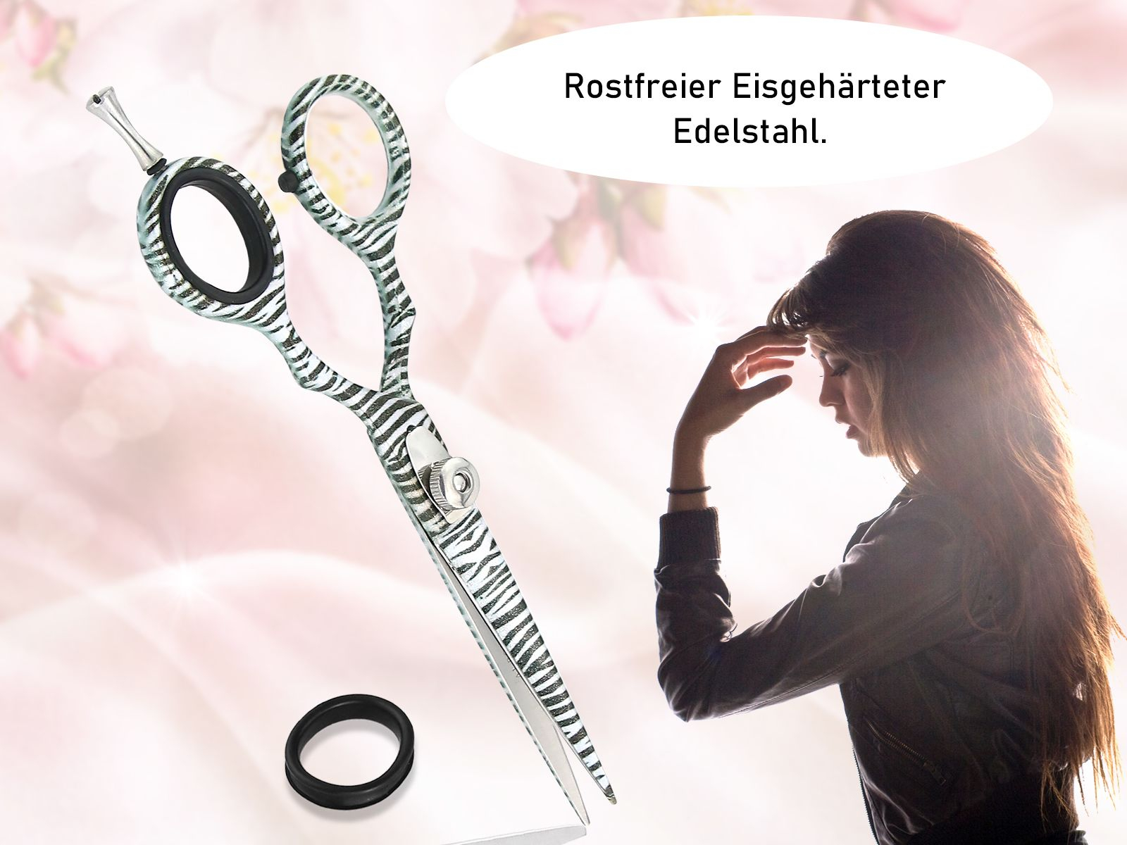 Haarschnitt Profi für Präzisem mit 5,5 Ergo Zoll Friseurschere Scharfem und einen Schnitt perfekten 81352737 Haarschneideschere Haarschere