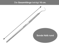 Sonde Halb rund