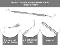 Zahnpflege-Set Zahnsonde Zahnsteinkratzer Zahnstocher