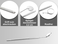 Mundspiegel Gr.4 Rund-Griff