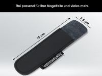 Nagelfeilen Etui fr die Handtasche zur sicheren Aufbewahrung Ihrer Nagelfeile