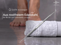 Doppel Nagel-Eckenheber gerade & gebogene Enden