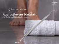 Feiner Fupflege Eckenheber Sonde ovale groe Enden