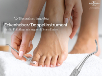 Kurzer Nagel-Eckenheber feine lange Enden