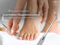 Doppel Nagel Eckenheber mittlere breite Enden